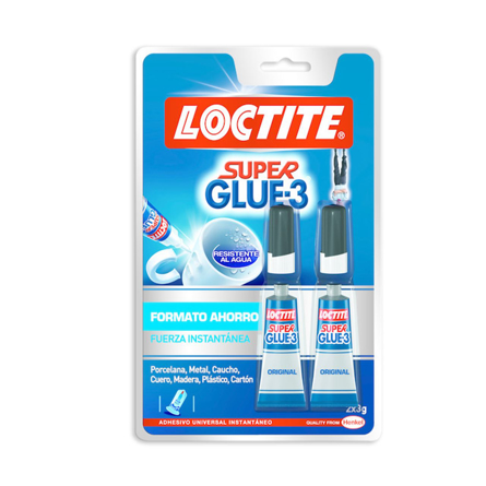 Imagen de Loctite Super glue 3 3+3 gramos