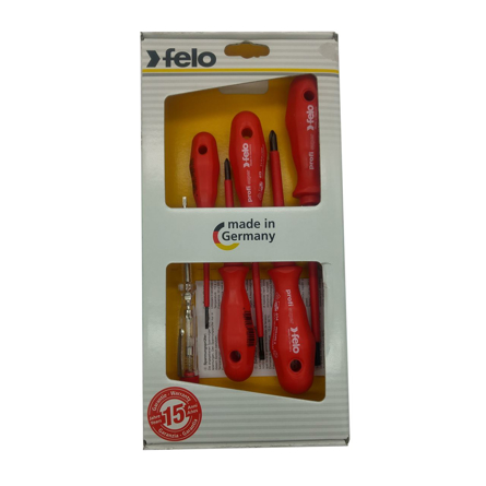 Imagen de Juego 5 destornilladores aislados Felo