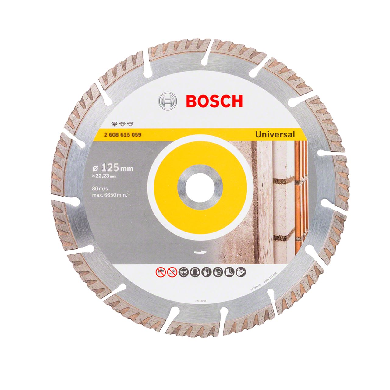 Disco diamante Bosch Standard 125 mm - Suministros Urquiza