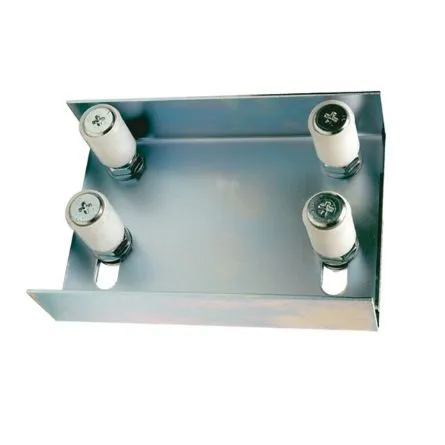 Imagen de Soporte regulable pequeño 4 rodillos para puerta corredera Aumon