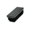 Imagen de Tapón contera rectangular negro Fortaps