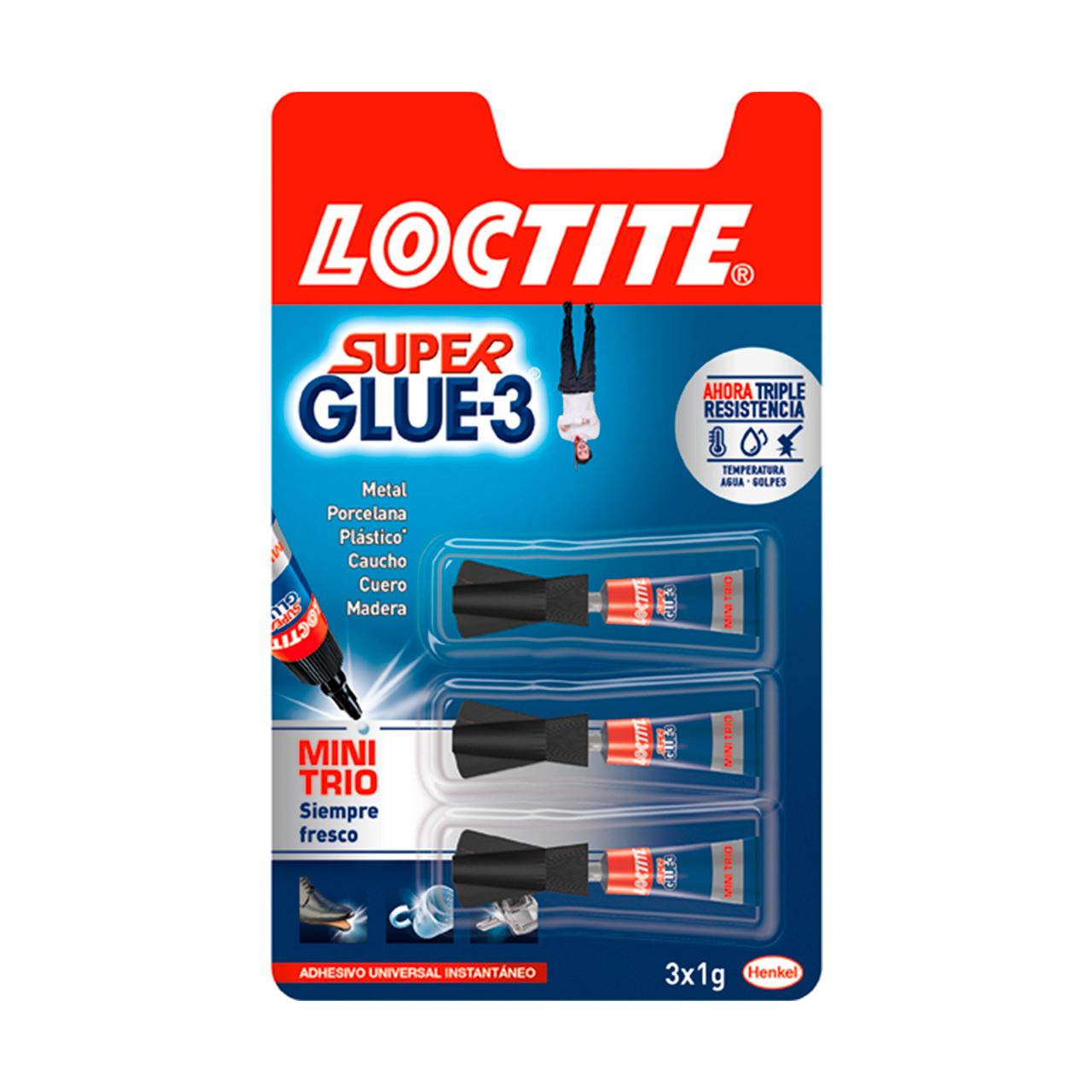 Loctite Super glue 3 3+3 gramos - Suministros Urquiza