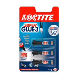 Imagen de Loctite Super glue 3 mini trio 3+1 gramos
