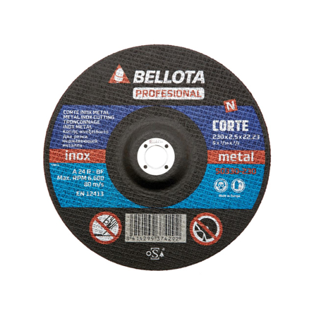 Imagen de Disco corte inox-metal Bellota 50330-230
