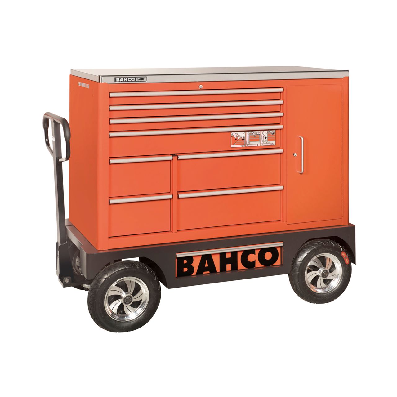 Carro taller Bahco XXL con ruedas y armario - Suministros Urquiza