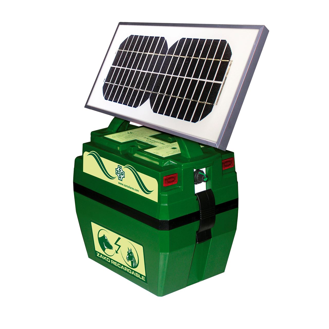 Pastor eléctrico a batería Zar Zako solar 12 V - Suministros Urquiza