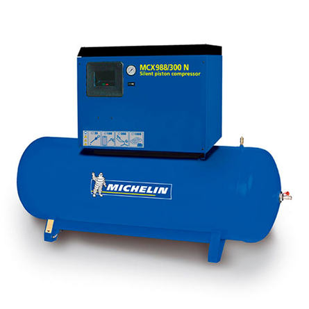 Imagen de Compresor silencioso de pistón Michelin MCX988/500N