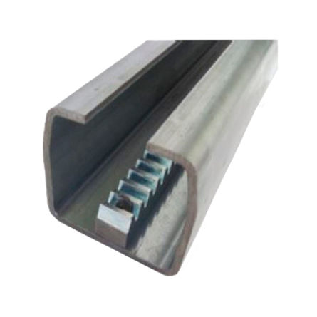 Imagen de Perfil puerta autoportante con cremallera Aumon