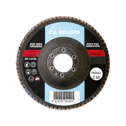 Imagen de Disco desbaste fibra vidrio Bellota 50512-40 115 mm