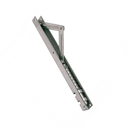 Imagen de Pasador automático compás inox puerta batiente 2 hojas Aumon