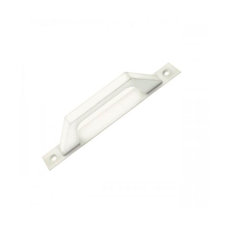 Imagen de Asa tirador rectangular aluminio con placa Aumon