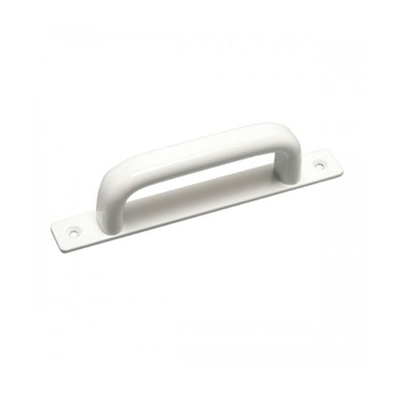 Imagen de Asa tirador de aluminio recto con placa Aumon