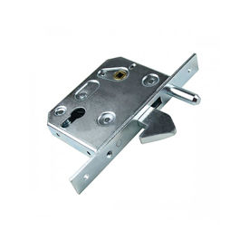 Imagen de Cerradura para puerta corredera pico loro 60 sin cilindro Aumon