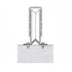 Imagen de Rueda para puerta corredera con soporte sobreponer canal angular Aumon