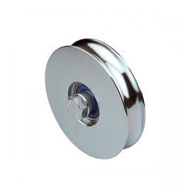 Imagen de Rueda para puertas correderas canal redonda con tornillo Aumon