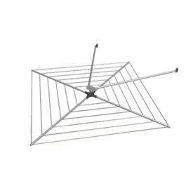Imagen de Tendedero colgador exterior Daen Eolo giratorio 2 brazos de aluminio