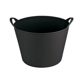Imagen de Capazo vendimia negro flexible 55 litros
