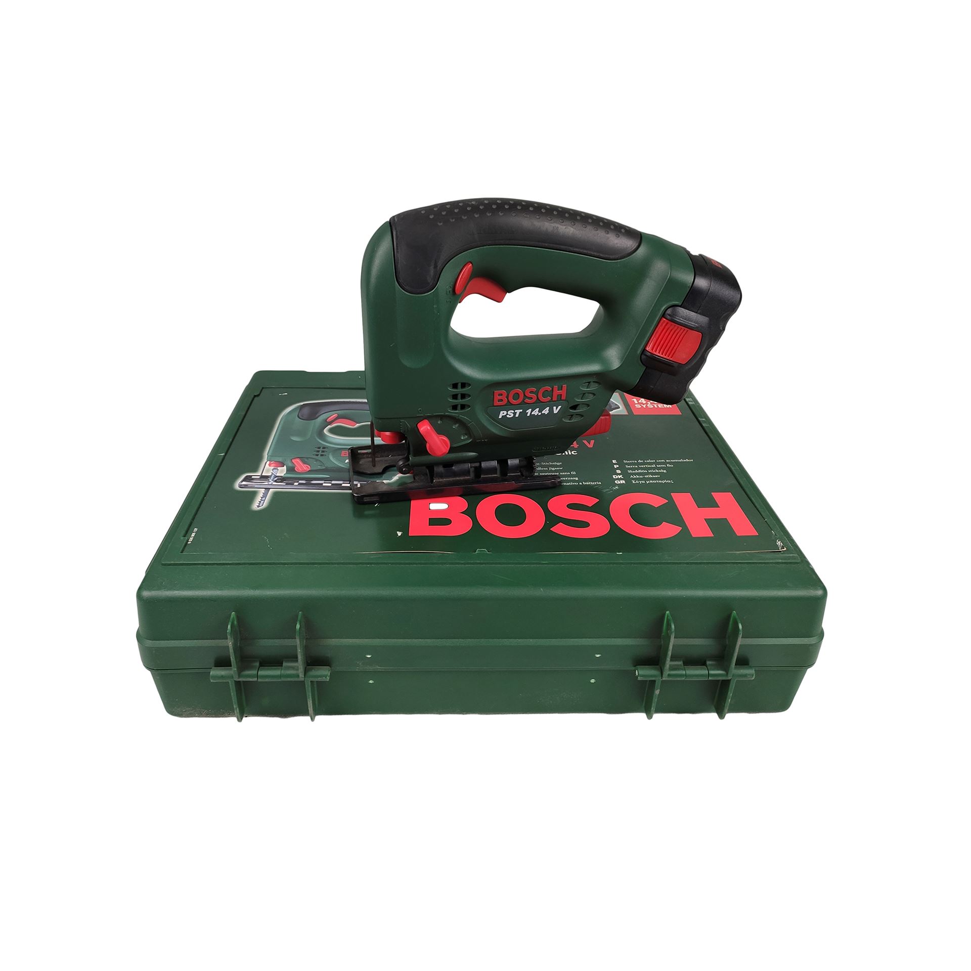 Sierra de calar a batería Bosch PST 14,4 V Accu - Suministros Urquiza
