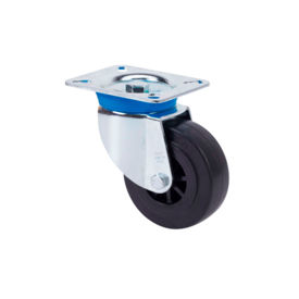 Imagen de Rueda giratoria goma 125 mm 200 kg sin freno Alex TV-TPG