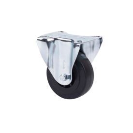 Imagen de Rueda fija goma 80 mm 110 kg sin freno Alex TV-TPG