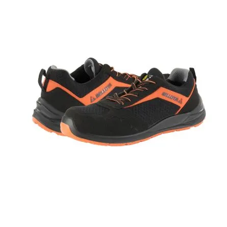 Imagen de Zapato de seguridad S1P Bellota Flex negro-naranja FTW05