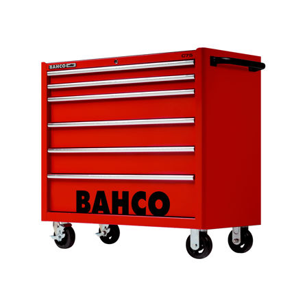 Imagen de Carro taller 6 cajones Bahco extragrande rojo