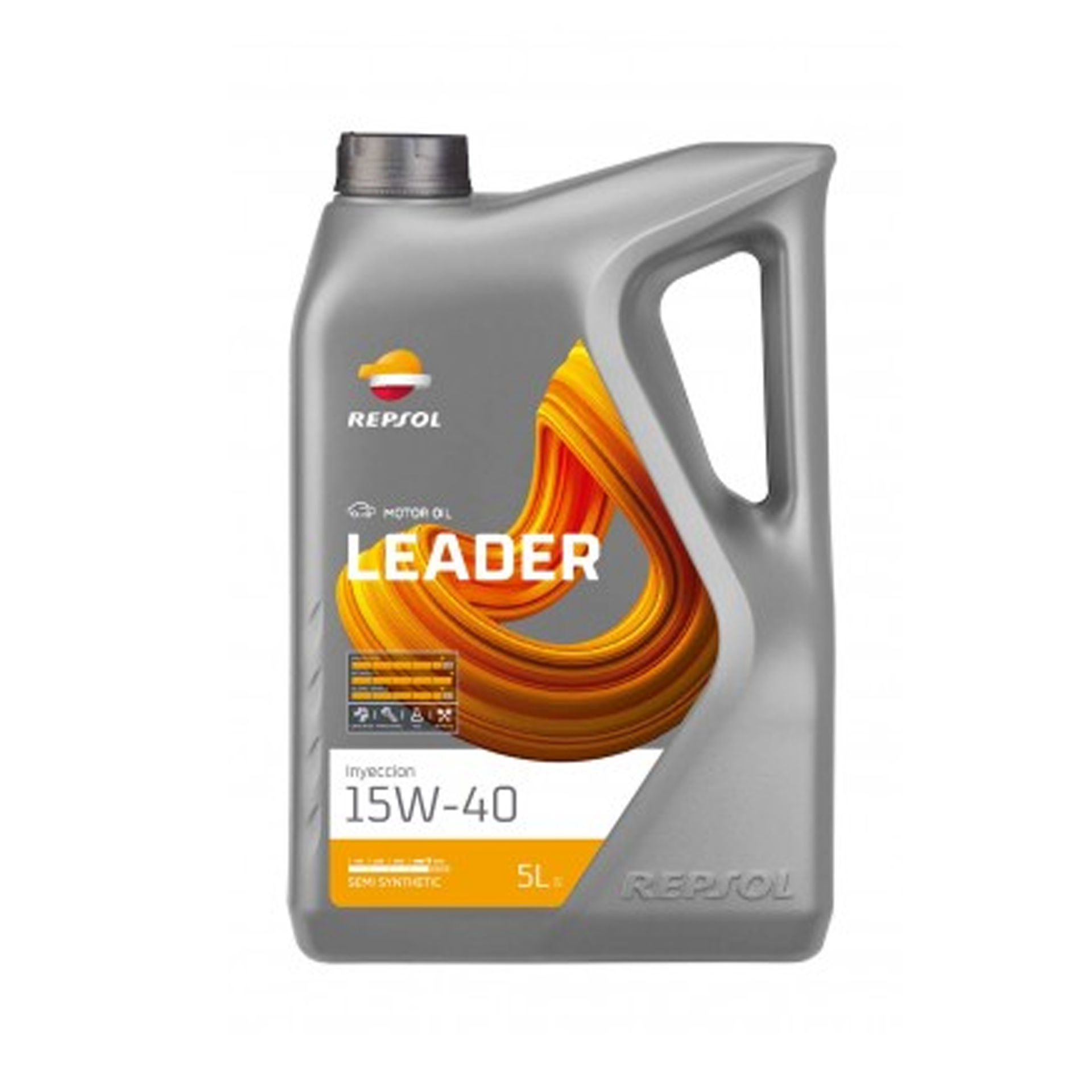 Aceite gasolina/diesel Repsol Leader 10W40 5 litros - Suministros Urquiza
