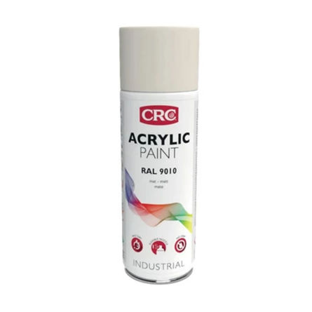 Imagen de Spray pintura blanco satinado New-Holland CRC 400 ml RAL 9010