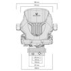 Imagen de Asiento tractor suspensión neumática Grammer Compacto Confort M