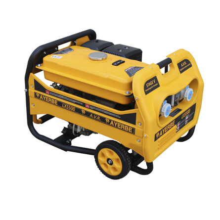 Imagen de Generador eléctrico gasolina 5.500 W Ayerbe LX5500 AVR