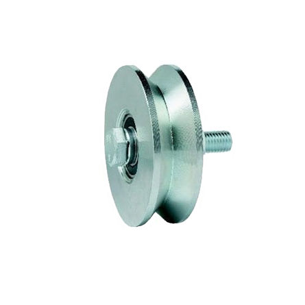 Imagen de Rueda para puertas correderas canal angular con tornillo doble rodamiento Aumon