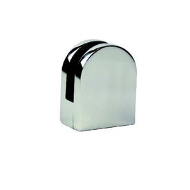 Imagen de Grapa para vidrio redonda plana inoxidable