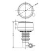 Imagen de Rotativo led flexible para soporte 10-30V