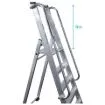 Imagen de Escalera de tijera KTL XL-S profesional de aluminio