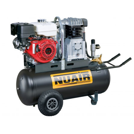 Imagen de Motocompresor gasolina 100 litros  5,5 HP Nuair B3800 motor Honda