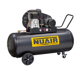 Imagen de Compresor de pistón 200 litros  3 HP  Nuair B2800B/3CM/200 Tech-Pro