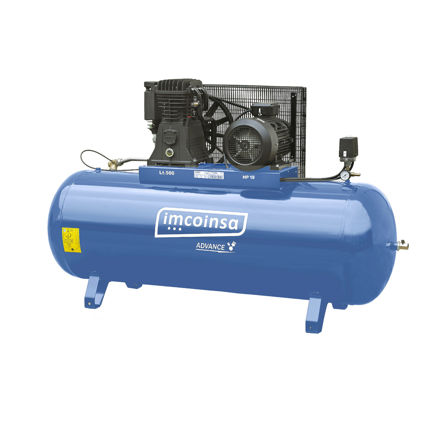 Imagen de Compresor correas 500 litros 10 HP Imcoinsa Advance 04A085