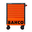 Imagen de Carro herramientas taller 9 cajones Bahco naranja