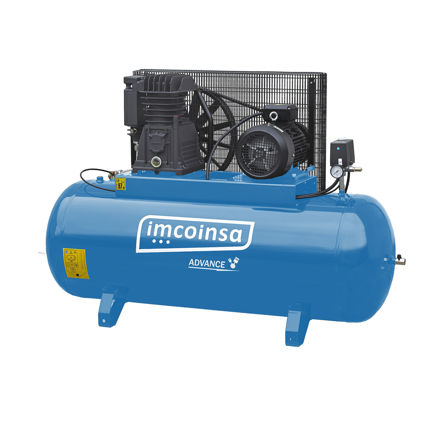 Imagen de Compresor correas trifásico 500 litros 10 HP 15 bar Imcoinsa 04A185A