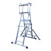 Imagen de Escalera móvil con plataforma telescópica plegable KTL Telex 45S