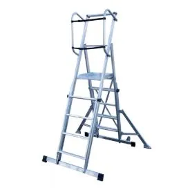 Imagen de Escalera móvil telescópica con plataforma plegable KTL K-TELEX 45S