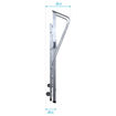 Imagen de Escalera móvil plegable con plataforma KTL 2XL