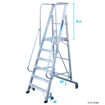 Imagen de Escalera móvil con plataforma plegable KTL 2XL-S