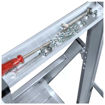 Imagen de Escalera móvil con plataforma plegable KTL 2XL-S