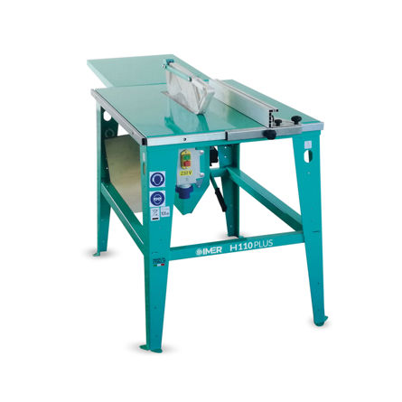 Imagen de Tronzadora mesa de corte para madera Imer H-110 VF Plus trifásica