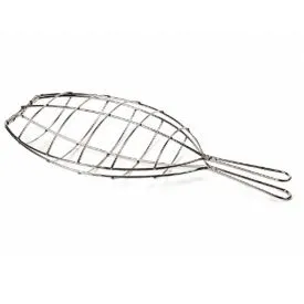 Imagen de Parrilla rodaballo acero inoxidable 58x30 cm