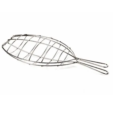 Imagen de Parrilla rodaballo acero inoxidable 58x30 cm