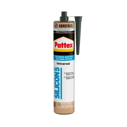 Imagen de Silicona multiusos transparente Pattex Silicon5 280 ml