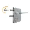 Imagen de Cerradura industrial de sobreponer Locinox LAKQU2 para puertas metálicas