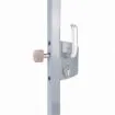 Imagen de Cerradura industrial Locinox LSKZU2 para puertas correderas plata